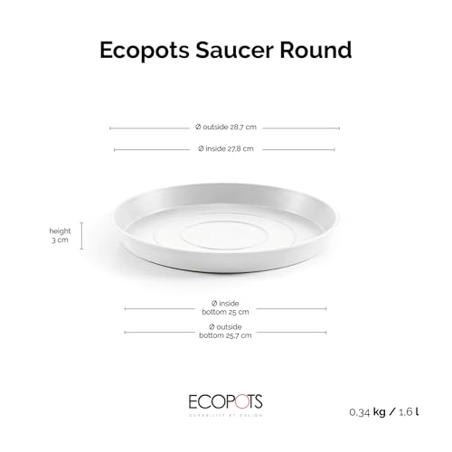ecopots-round-30-soucoupe-ronde-blanc-pur-28-7-x-h-3-cm image 7