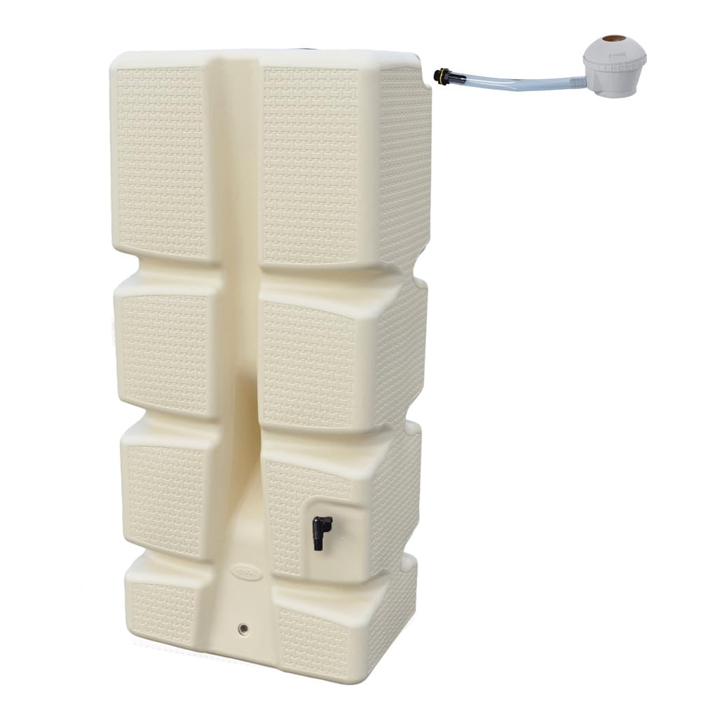 eda-r-cup-eco-r-cup-rateur-d-eau-310-l-d-cor-tress-avec-collecteur-robinet-beige image 1