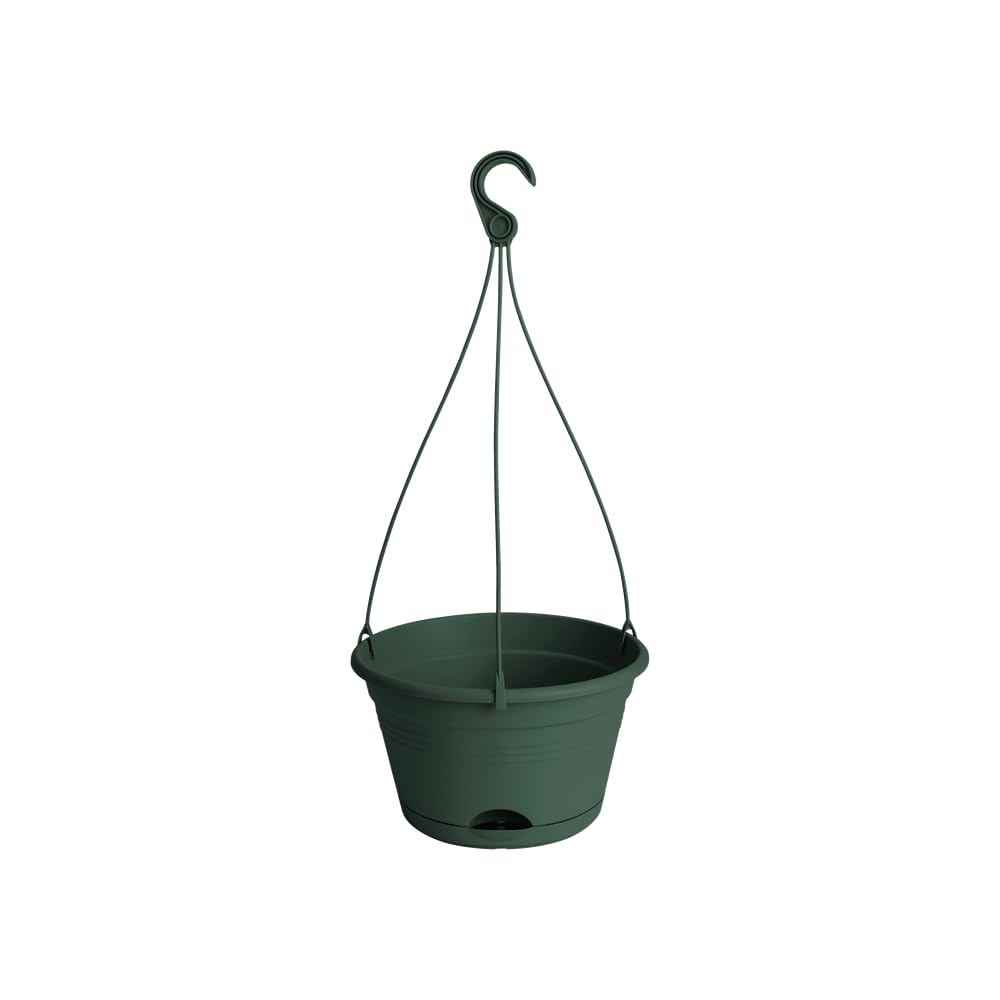 elho-green-basics-suspension-28cm-balconni-re-avec-soucoupe-int-gr-e-leaf-green image 2