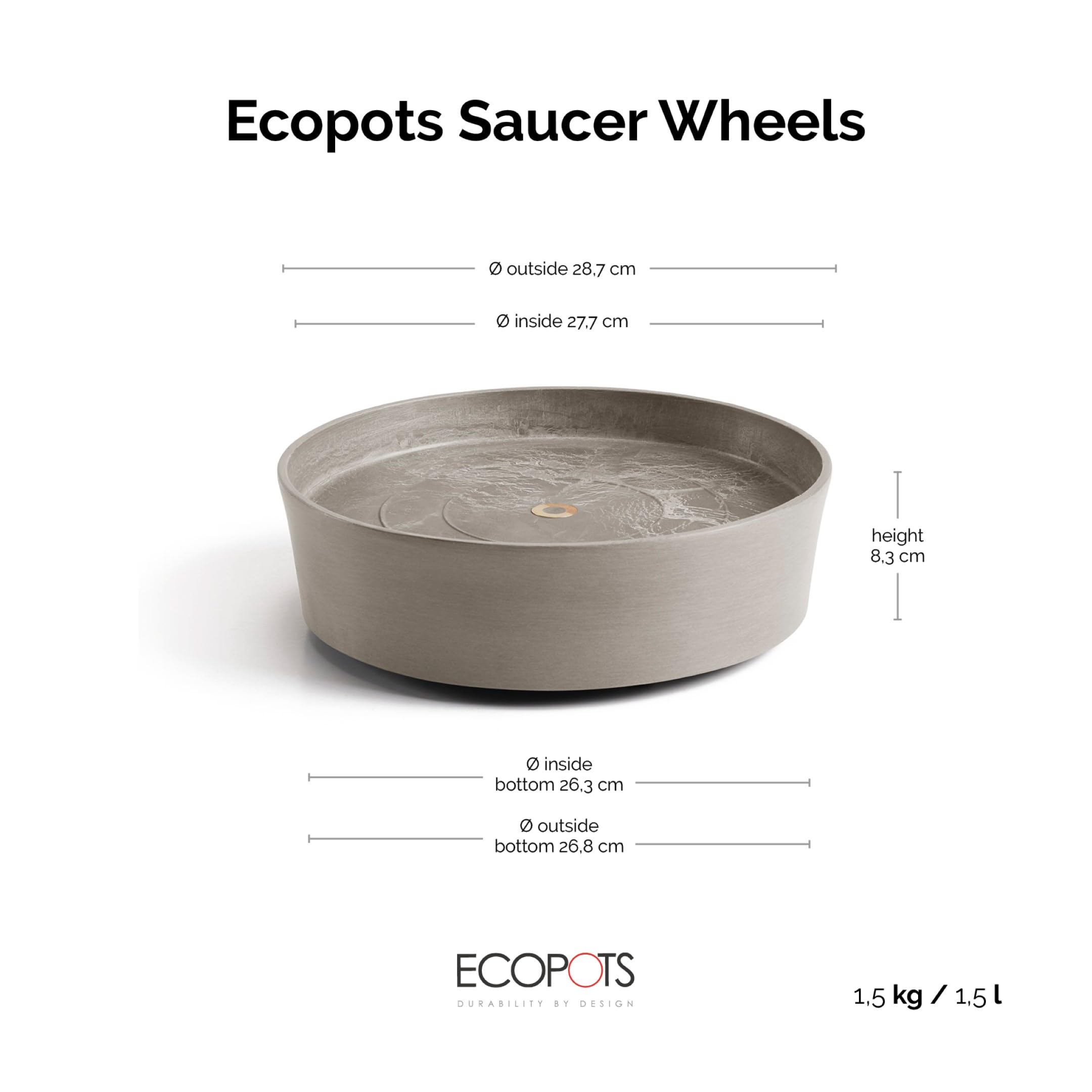 ecopots-wheels-30-support-roulettes-taupe-28-7-x-h-8-3-cm-pour-amsterdam-30 image 3