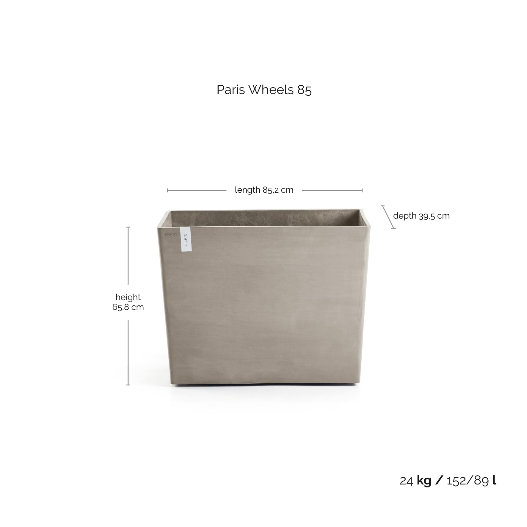 ecopots-paris-jardini-re-sur-roues-85-taupe-85-x-40-x-h-65-cm-152-l image 4