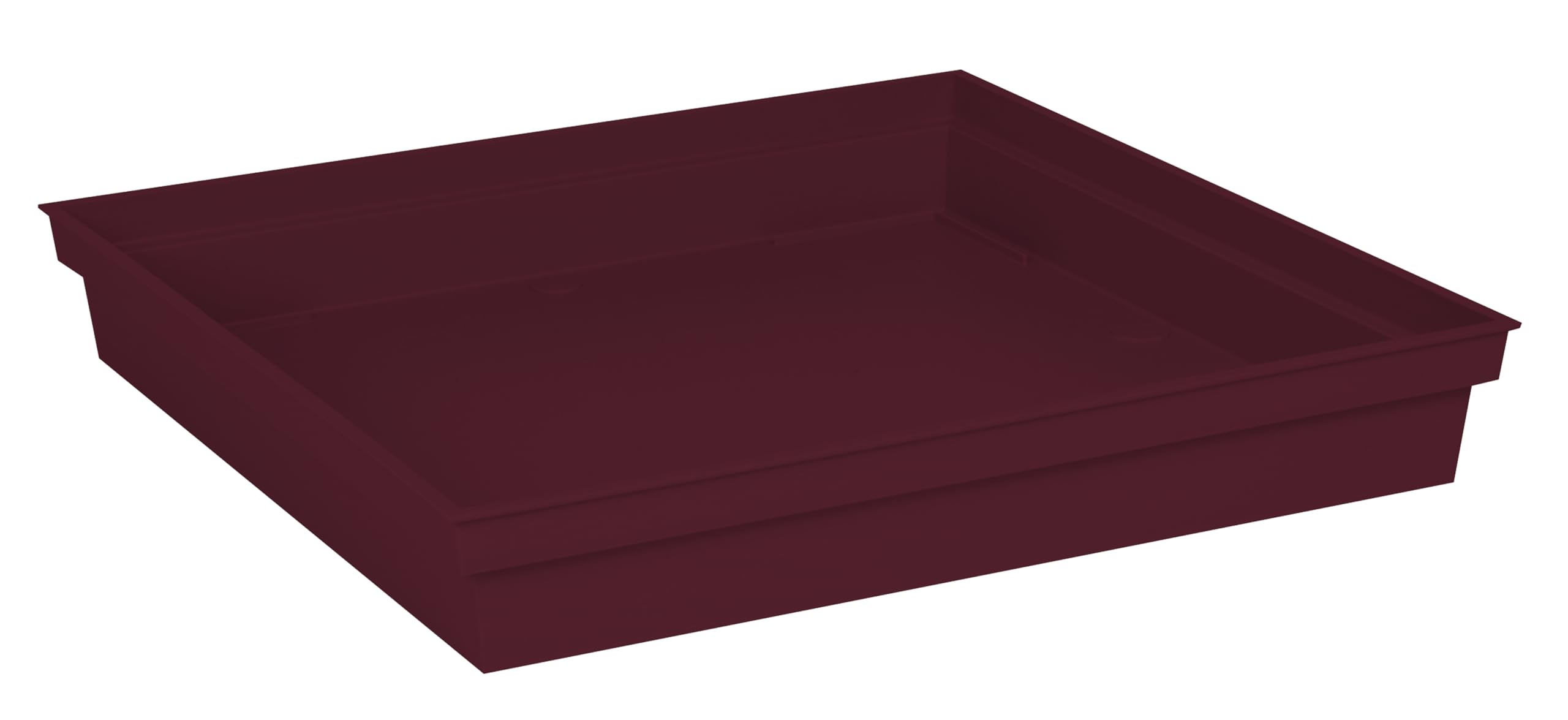 eda-soucoupe-carr-e-toscane-40-cm-pour-pot-50-cm-rouge-bourgogne image 1