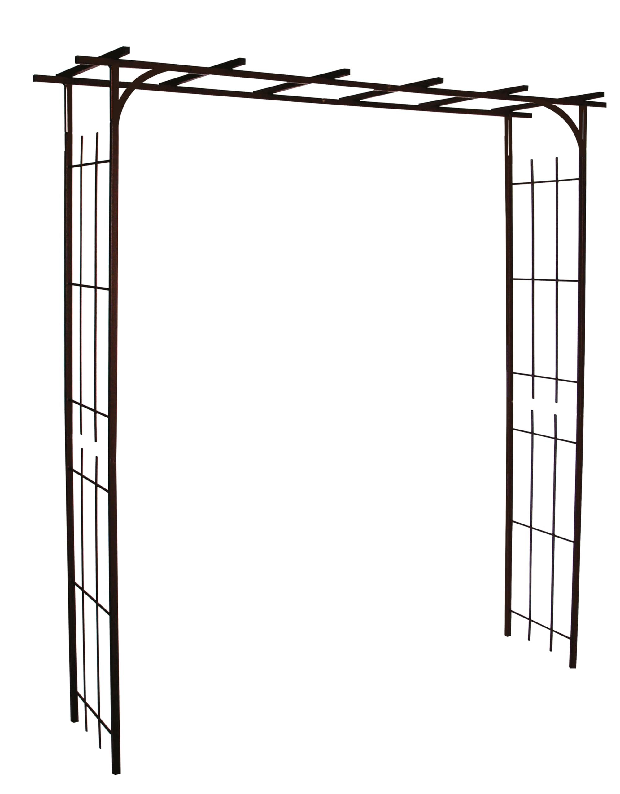 louis-moulin-arche-de-jardin-pergola-noir-charbon-support-plantes-grimpantes-198 image 1