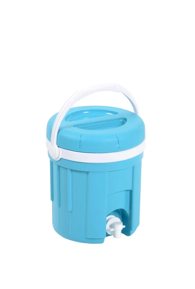eda-fontaine-isotherme-4-l-avec-poign-e-23-3-x-26-cm-bleu-turquoise-blanc image 1