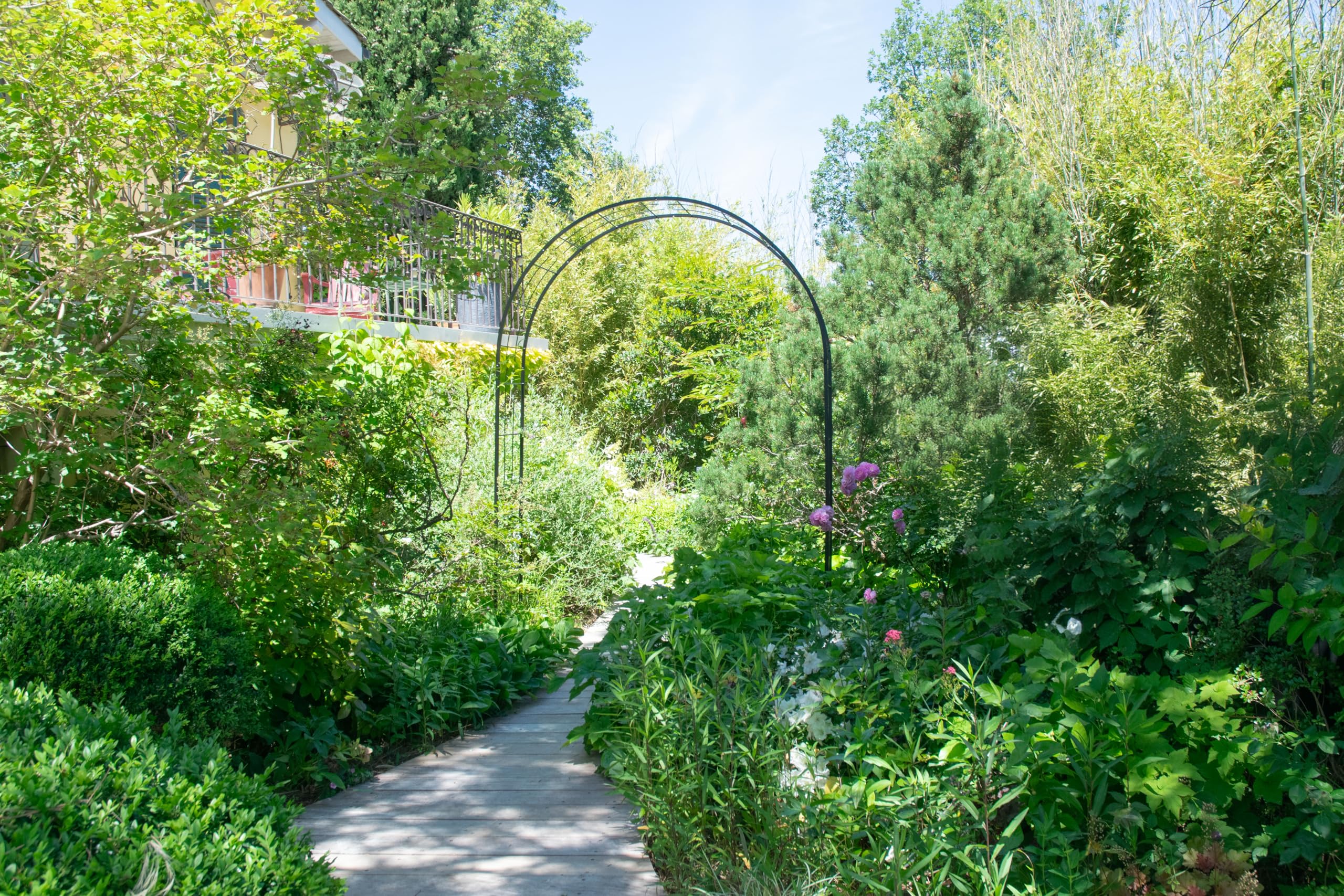 louis-moulin-treillage-arche-de-jardin-250-x-180-x-50-cm-anthracite image 4