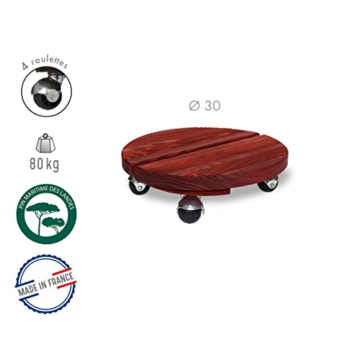 louis-moulin-roule-plante-bois-rond-30-cm-rouge image 5