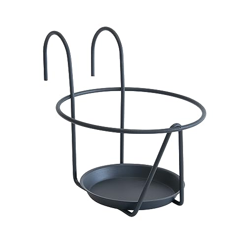 louis-moulin-porte-pots-soucoupe-crochet-16-18-cm-anthracite image 5