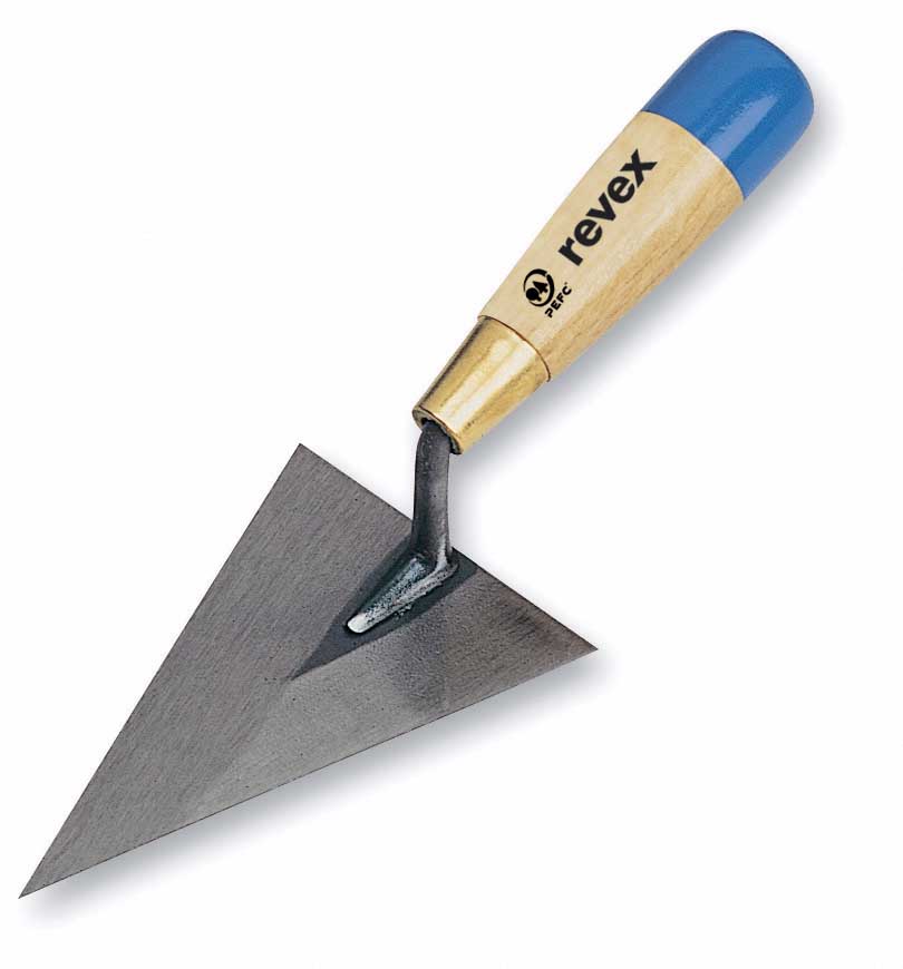 revex-truelle-triangulaire-truelle-de-ma-onnerie image 1