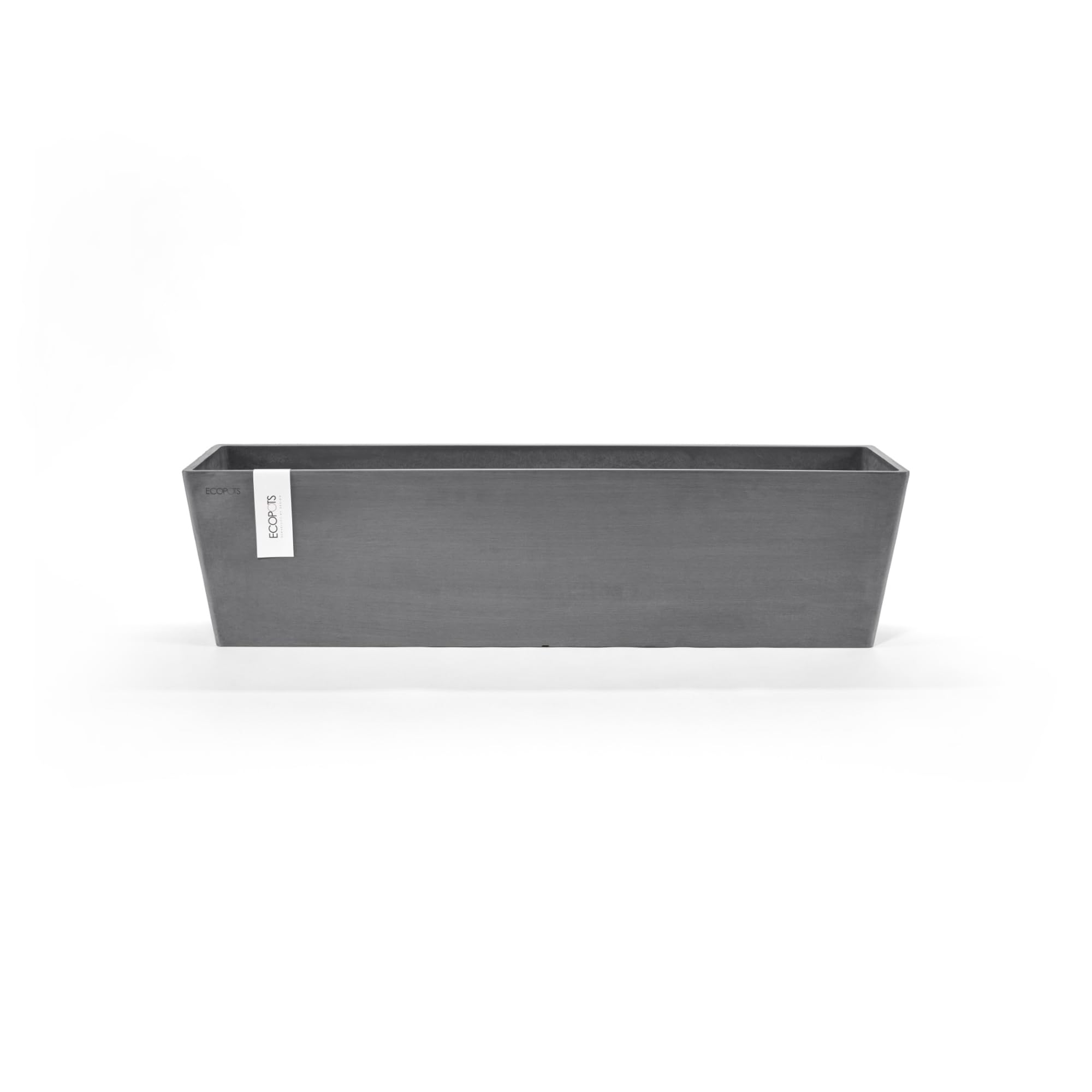 ecopots-bruges-80-jardini-re-rectangulaire-grise-80-x-20-x-h-20-cm-25-l image 1