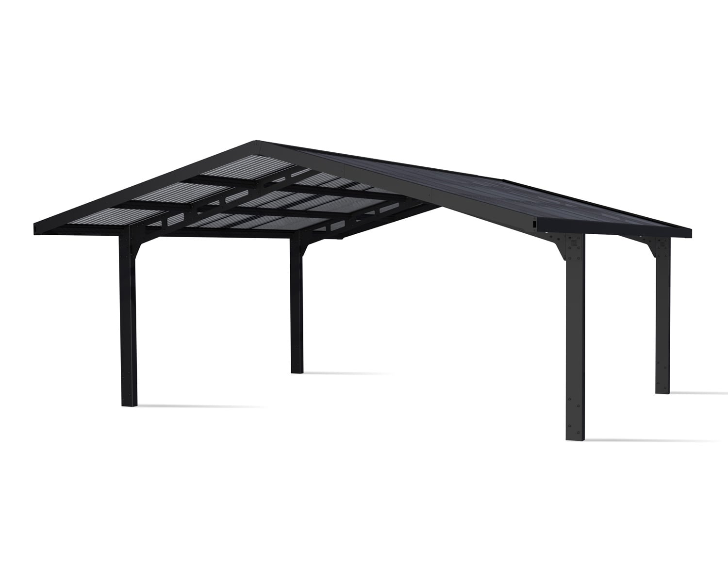 canopia-by-palram-sydney-carport-double-5-4-x-5-9-m-ailes-et-apex image 1
