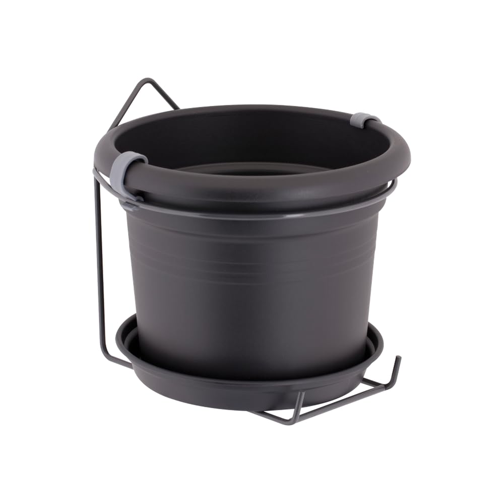 elho-green-basics-balconni-re-poth-allin1-noir-living-black-20-cm image 2