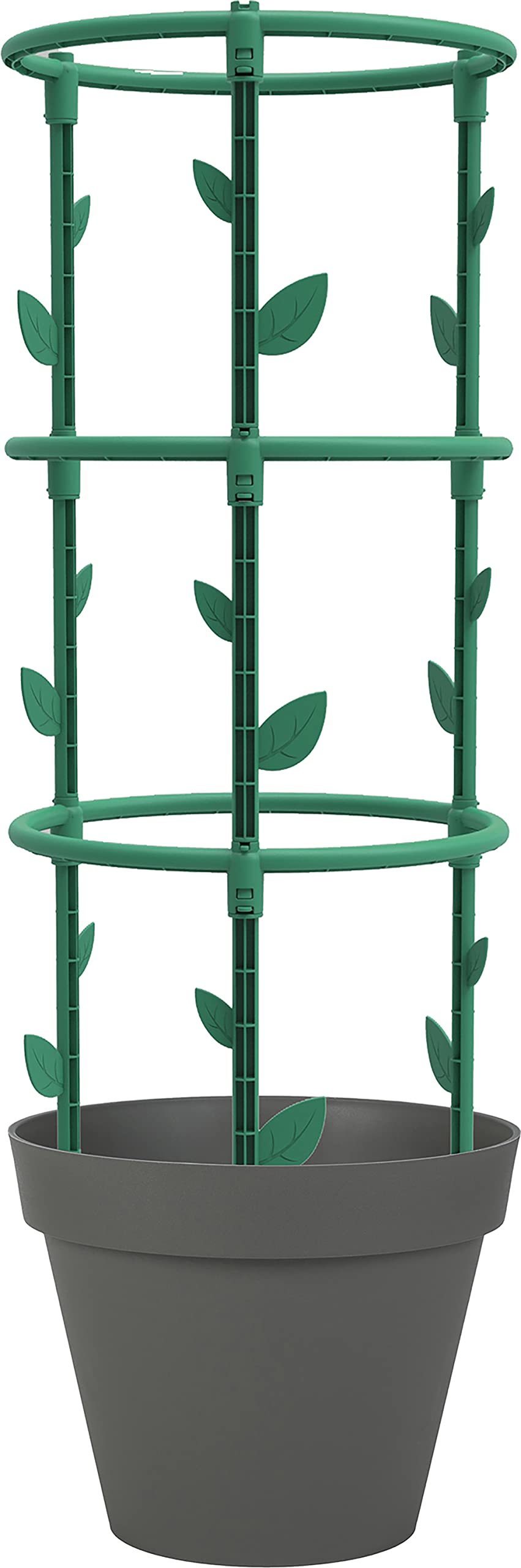 eda-veg-table-tuteur-pour-plantes-grimpantes-rond-25-x-h-66-3-cm-vert-canada image 3
