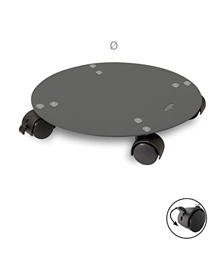 louis-moulin-roule-plante-design-rond-40-cm-anthracite image 5