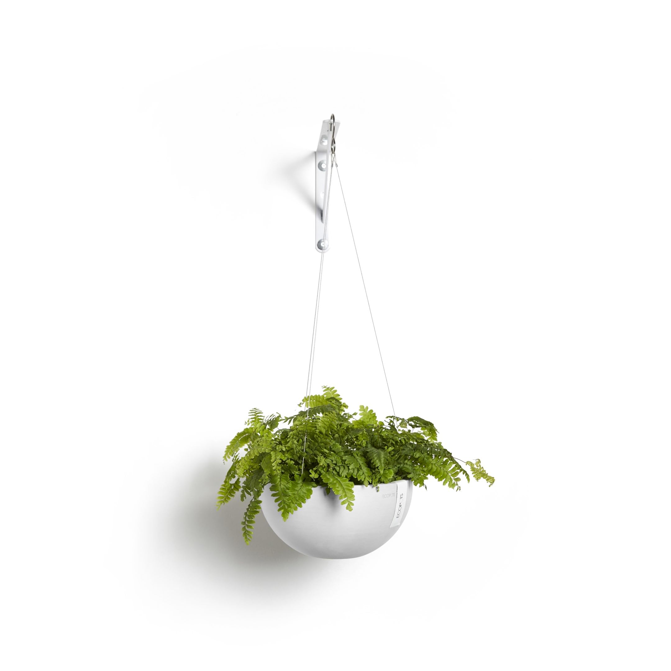 ecopots-bruxelles-pot-suspendu-rond-27-cm-blanc-plastique-recycl image 2