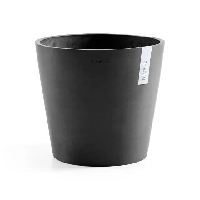 ecopots-pot-rond-amsterdam-40-gris-fonc-40-x-h-35-cm-28-l image 1
