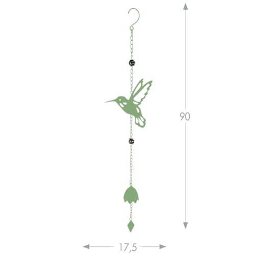louis-moulin-carillon-m-tal-colibri-90-cm-vert-p-le-son-relaxant image 5