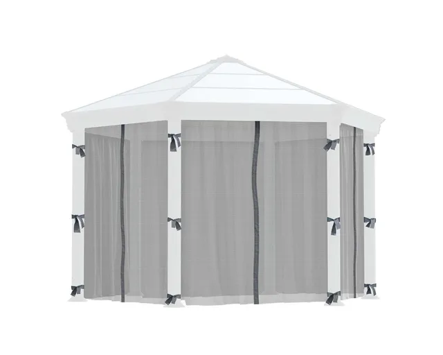 canopia-by-palram-roma-monaco-kit-moustiquaire-gazebo-hexagonal image 1