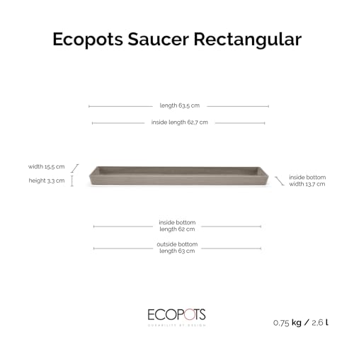 ecopots-soucoupe-rectangular-65-taupe-63-5-x-15-5-x-h-3-3-cm image 7