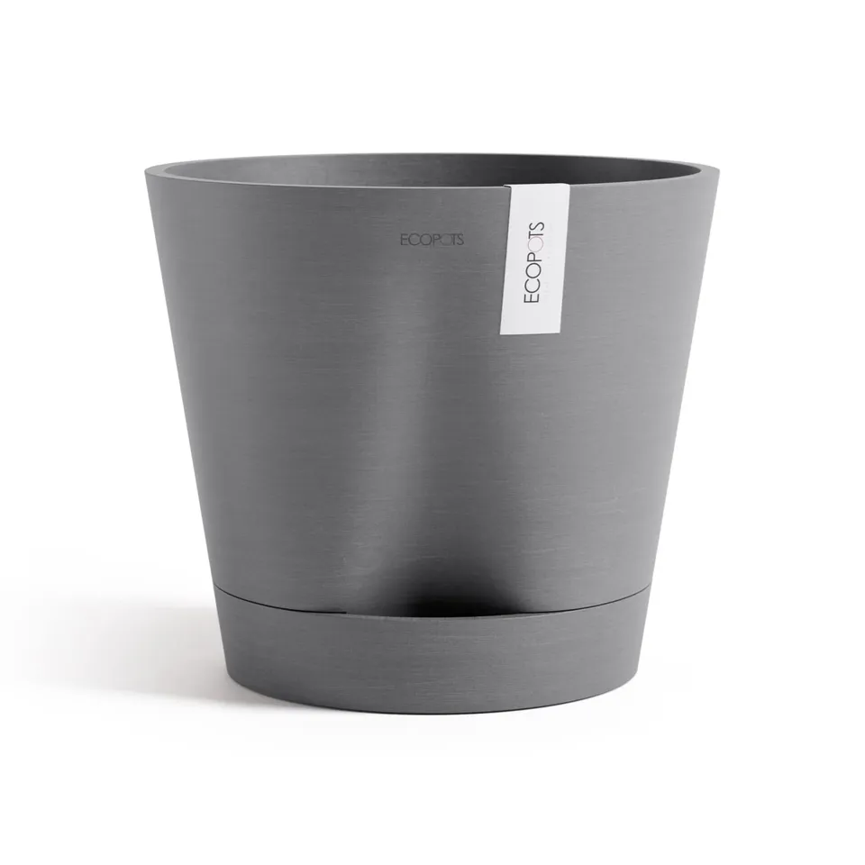 ecopots-venice-2-pot-rond-gris-30-x-h-26-3-cm-4-l-avec-r-servoir image 1