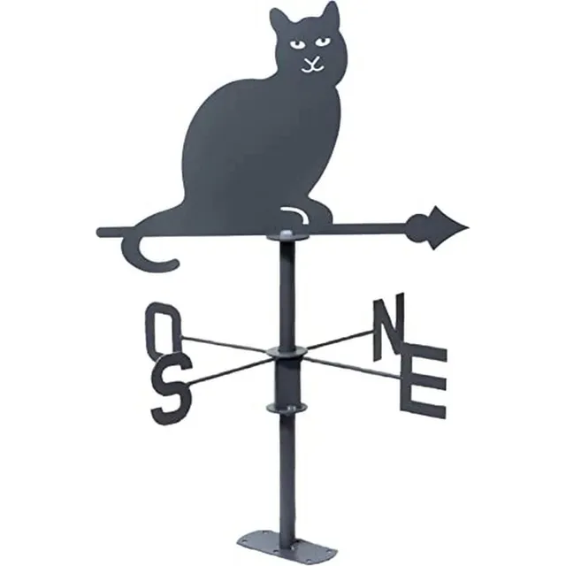 louis-moulin-girouette-chat-45x74-cm-anthracite-made-in-france image 1