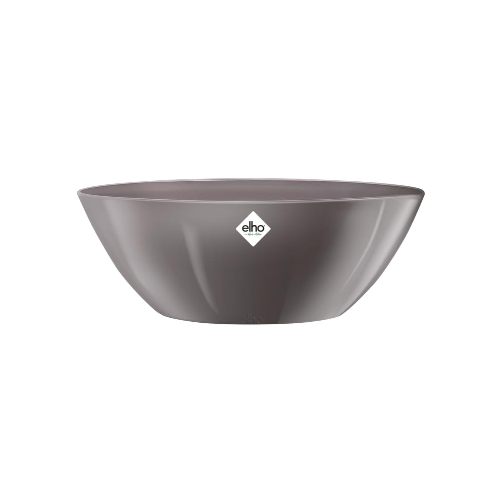 elho-brussels-diamond-ovale-20cm-pot-de-fleur-gris-perle image 1