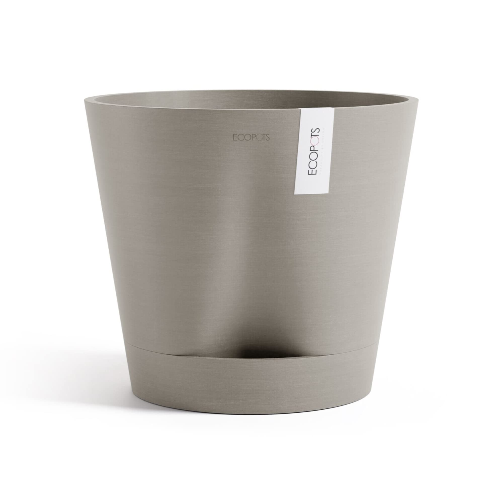 ecopots-venice-2-pot-rond-avec-r-servoir-d-eau-20-cm-taupe image 7
