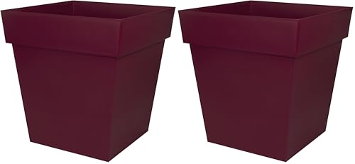 eda-toscane-pot-de-fleur-carr-50-cm-87-l-rouge-bourgogne image 8