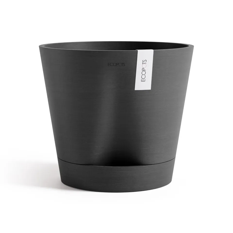 ecopots-venice-2-pot-rond-avec-r-servoir-d-eau-30-cm-gris-fonc-4-l image 1