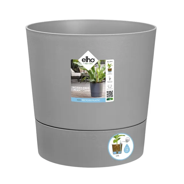 elho-greensense-aqua-care-rond-30cm-pot-de-fleur-ciment-clair image 1