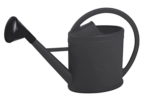 eda-arrosoir-ovale-parisien-6-litres-avec-pomme-gris-anthracite image 2