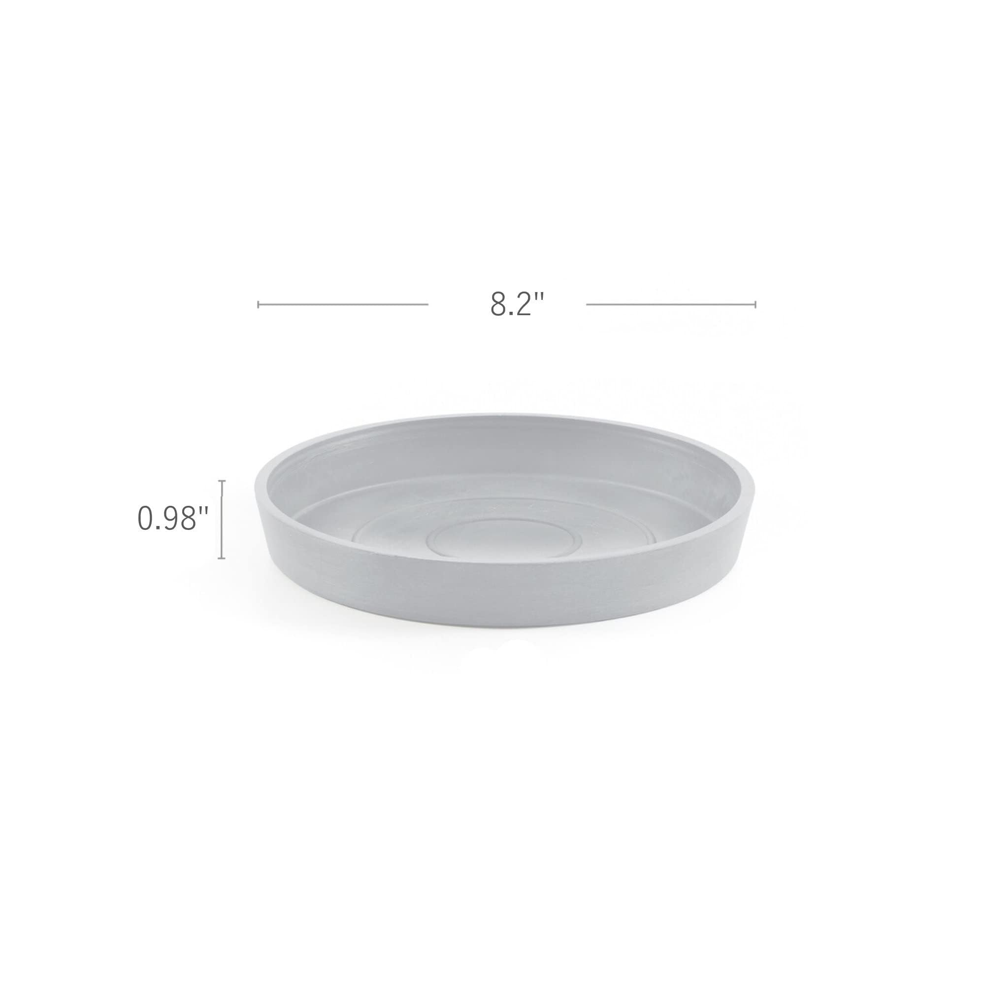 ecopots-soucoupe-round-25-gris-fonc-21-x-2-5-cm image 3
