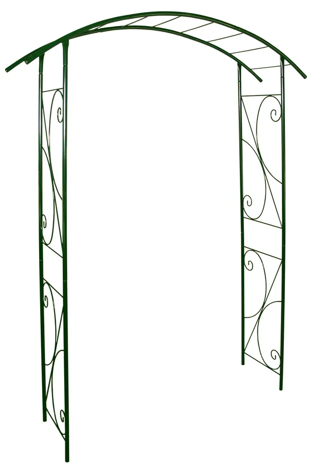 louis-moulin-arche-tube-rond-20-pont-148x40x207-cm-vert-sapin image 1