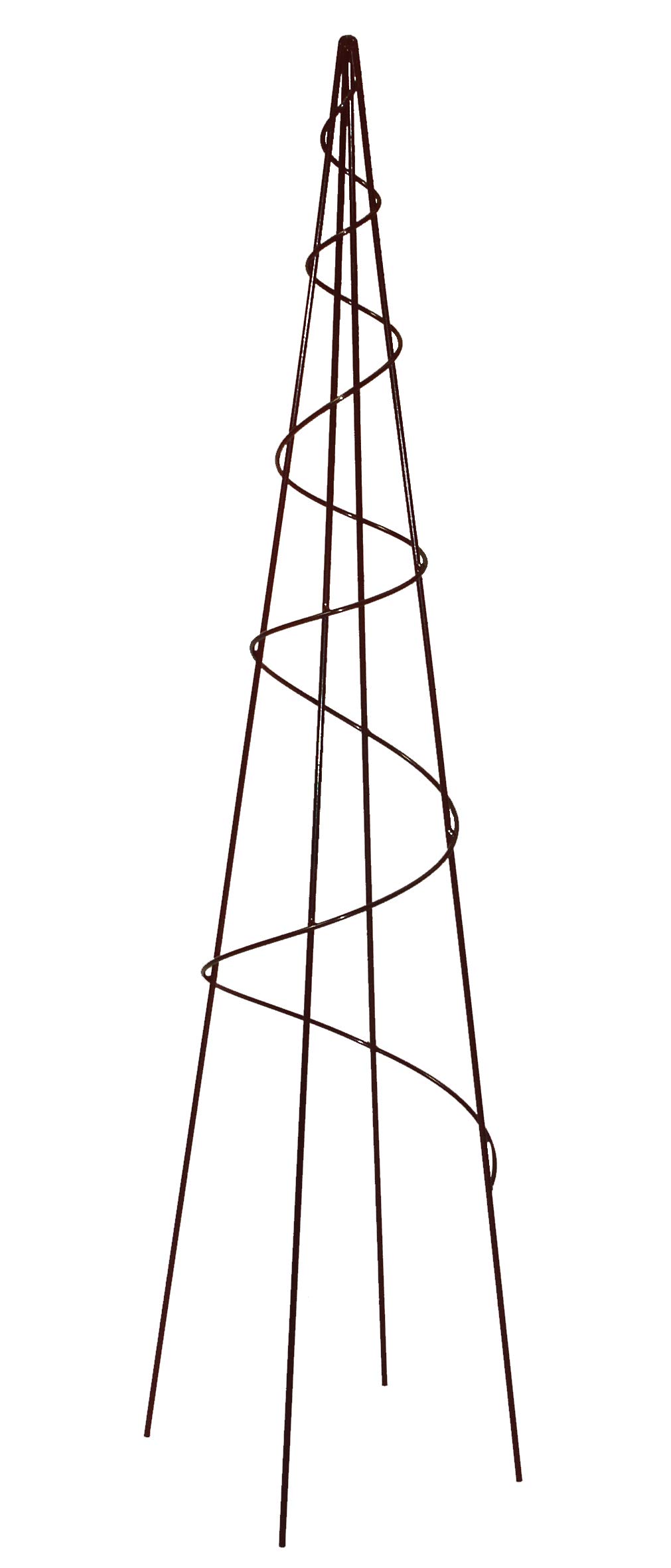 louis-moulin-tipi-spirale-20x100-cm-treillage-fer-vieilli-made-in-france image 1