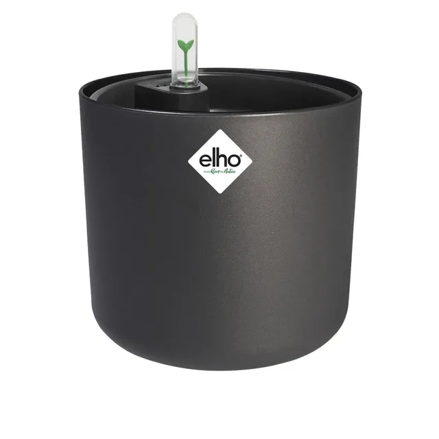 elho-b-for-soft-rond-22cm-pot-avec-irrigation-anthracite-lot-de-2 image 1