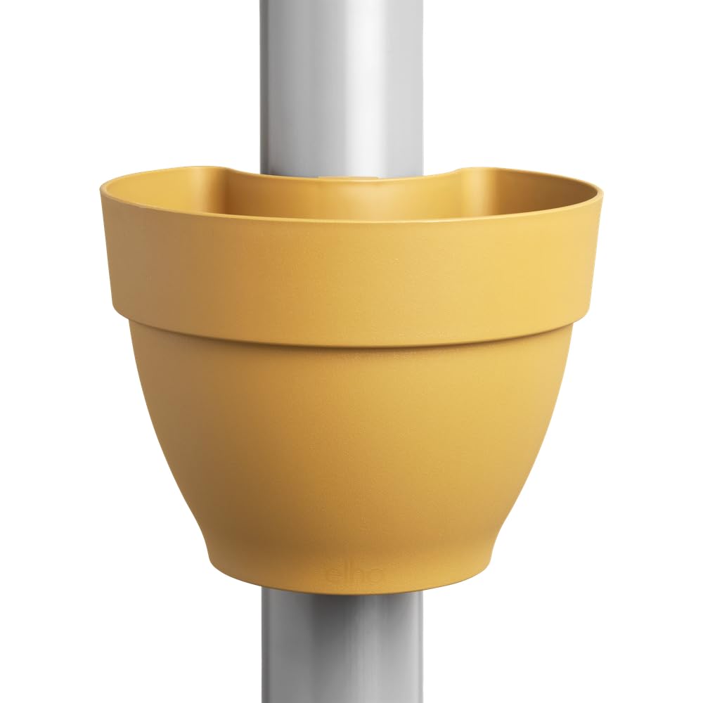 elho-vibia-campana-goutti-re-22cm-pot-de-fleur-jaune-miel image 2