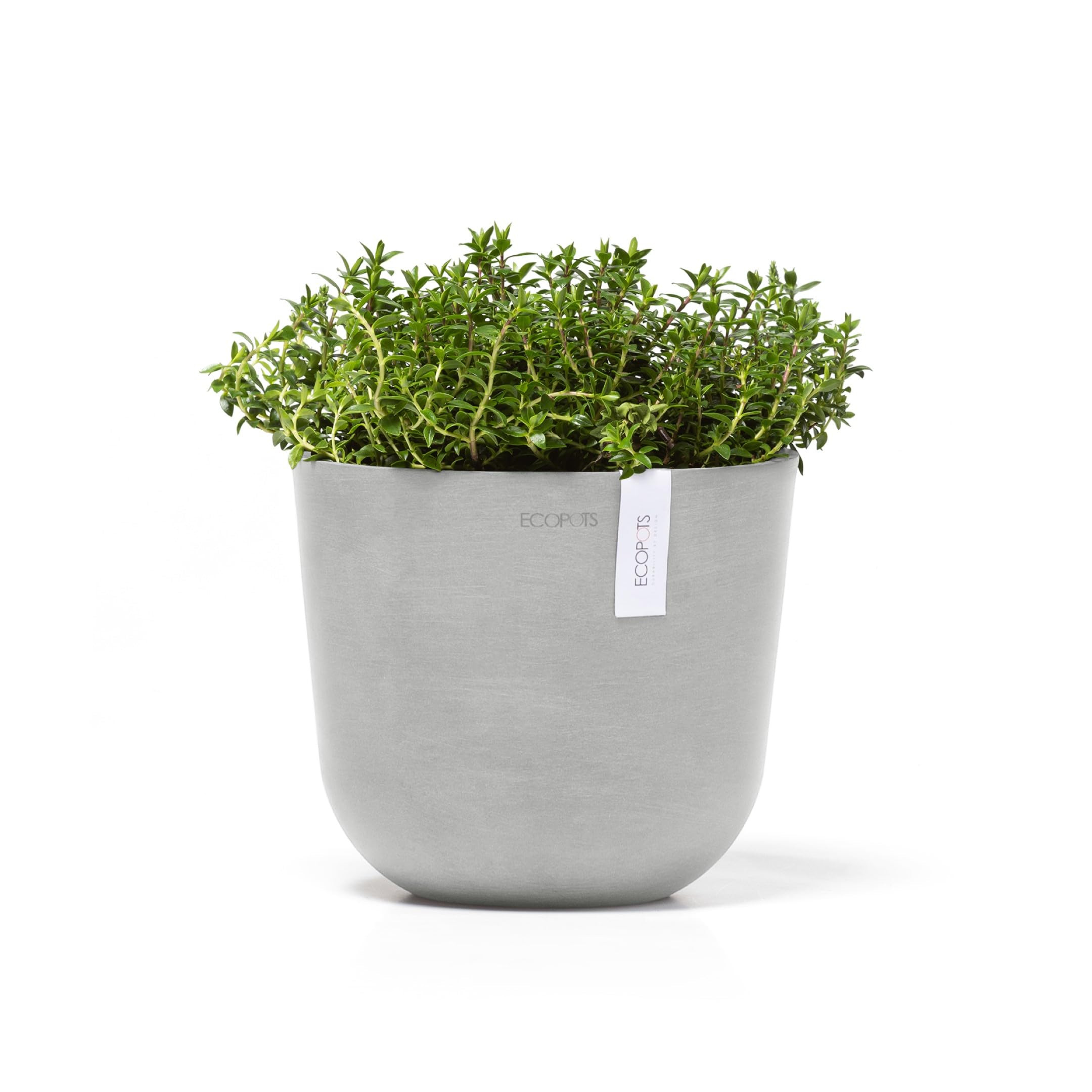 ecopots-oslo-pot-rond-gris-clair-19-cm-int-rieur-ext-rieur image 4