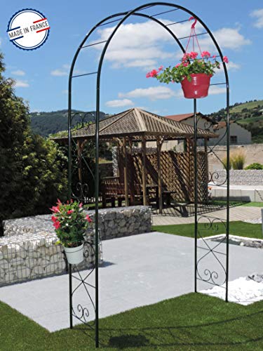 louis-moulin-arche-romantique-tube-rond-20-vert-sapin-130x40x250-cm image 7