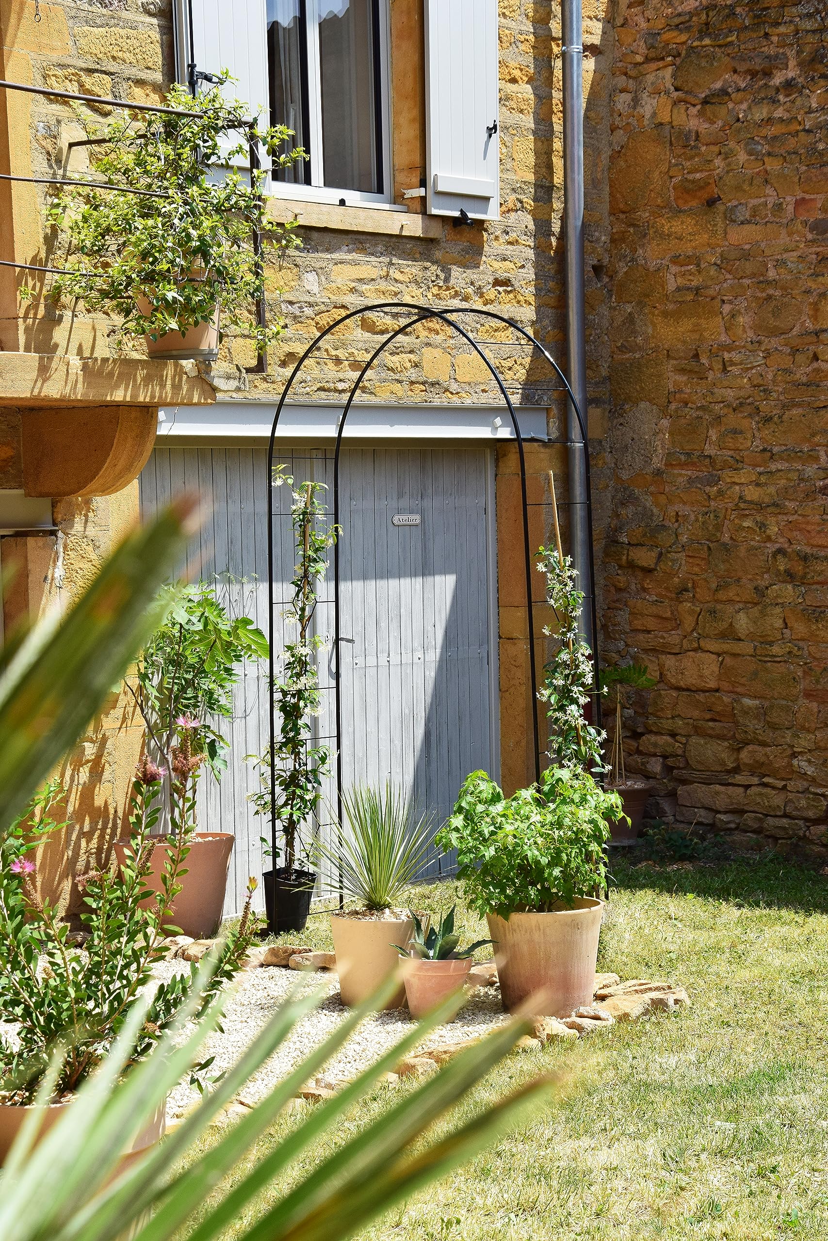 louis-moulin-arche-de-jardin-vitrail-tube-rond-16-mm-130x40x250-cm-noir image 5