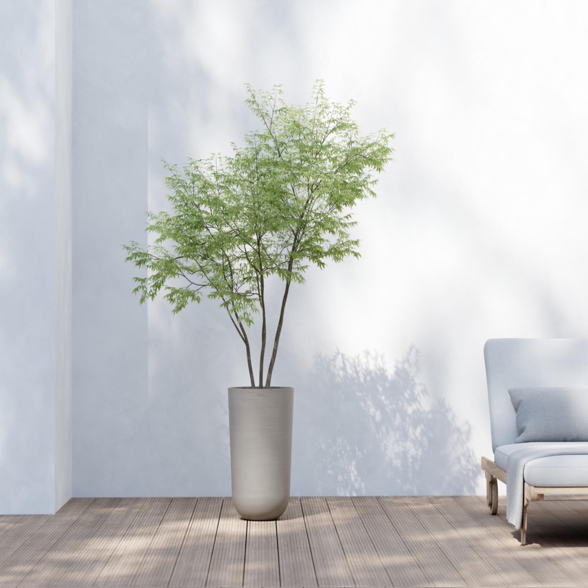 ecopots-oslo-high-52-pot-de-fleurs-haut-taupe image 3
