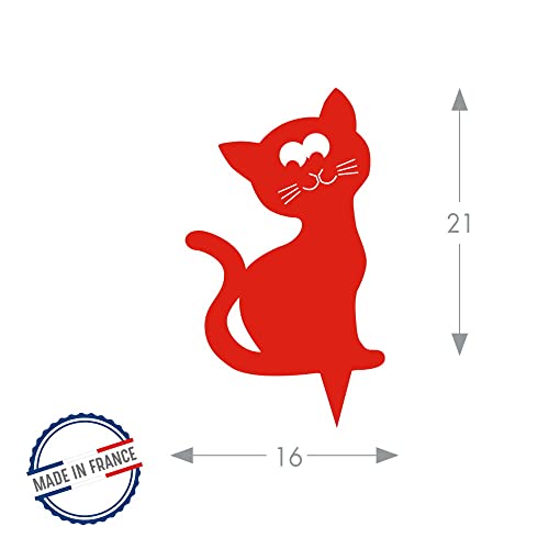 louis-moulin-figurine-piquer-chat-24x16-cm-rouge-made-in-france image 7