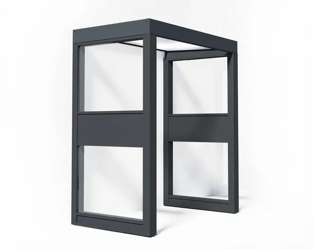 canopia-by-palram-sophia-kit-marquise-de-porte-91-x-152-cm-avec-2-parois-lat-ral image 1