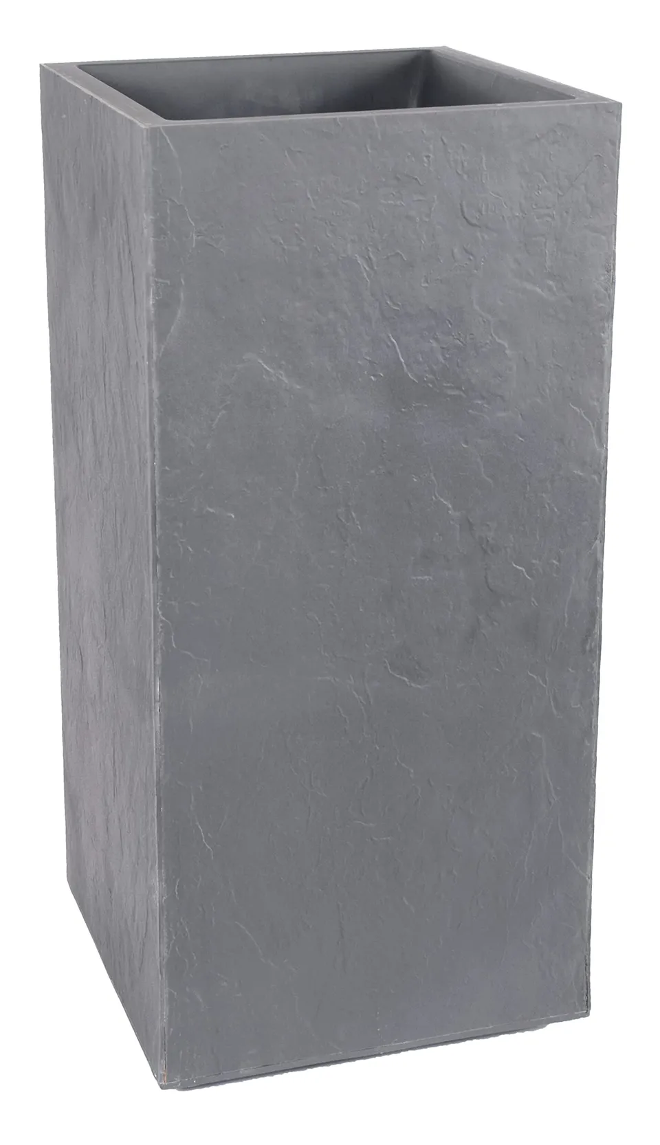 eda-volcania-bac-fleurs-carr-haut-31-l-gris-galet-39-5-x-39-5-x-80-cm image 1