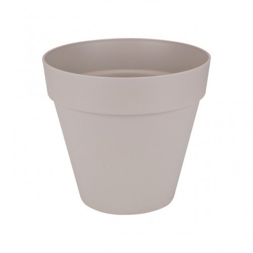 elho-loft-urban-rond-60-cm-avec-roulettes-warm-grey-59-x-59-x-9-6-cm image 1