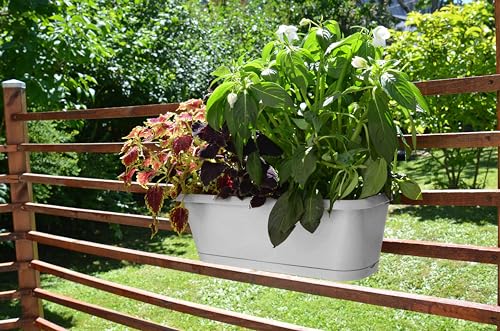 eda-jardini-re-chorus-50-cm-9-4-l-avec-r-serve-d-eau-support-gris-b-ton image 5