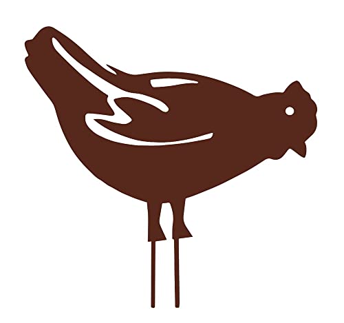 louis-moulin-figurine-piquer-poule-28x39-cm-fer-vieilli image 6