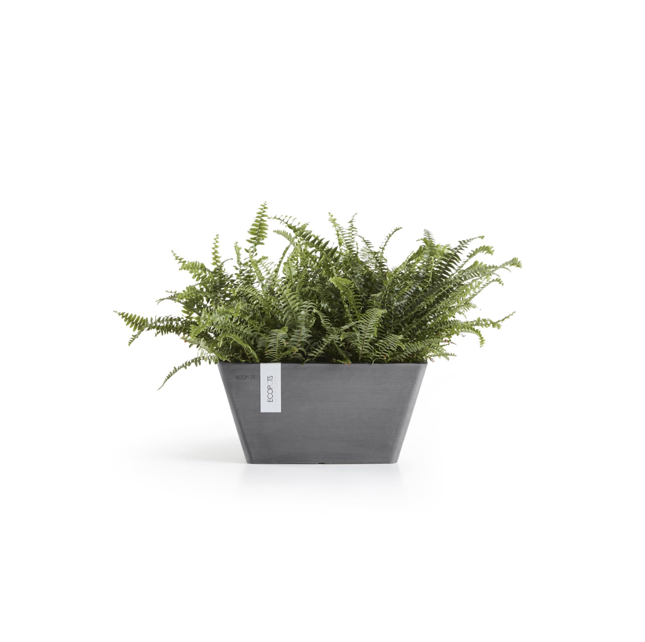 ecopots-berlin-pot-carr-gris-25-x-25-cm-pour-herbes image 3