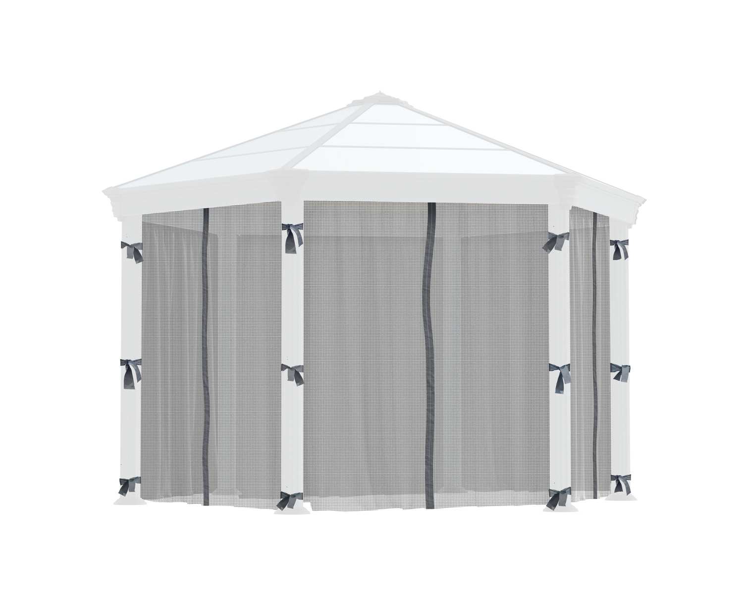 canopia-by-palram-roma-monaco-kit-moustiquaire-gazebo-hexagonal image 1
