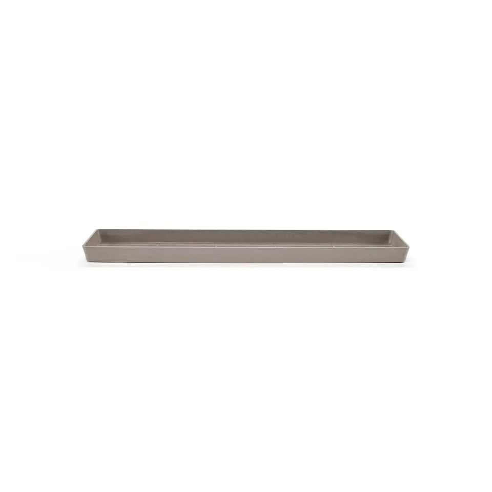 ecopots-soucoupe-rectangular-65-taupe-63-5-x-15-5-x-h-3-3-cm image 1