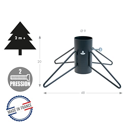 louis-moulin-pied-de-sapin-4-pieds-fil-tube-9-cm-anthracite image 5