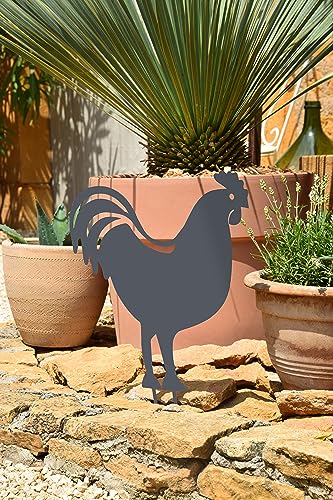 louis-moulin-figurine-piquer-coq-42-5x42-cm-anthracite image 6